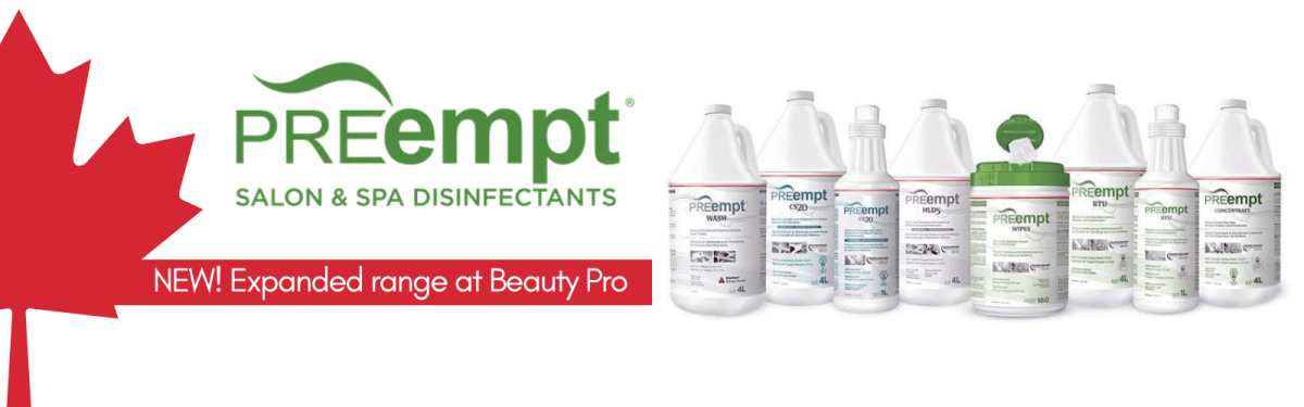 PREempt Disinfectant Solution for Spas + Salons - Beauty Pro Supplies Canada
