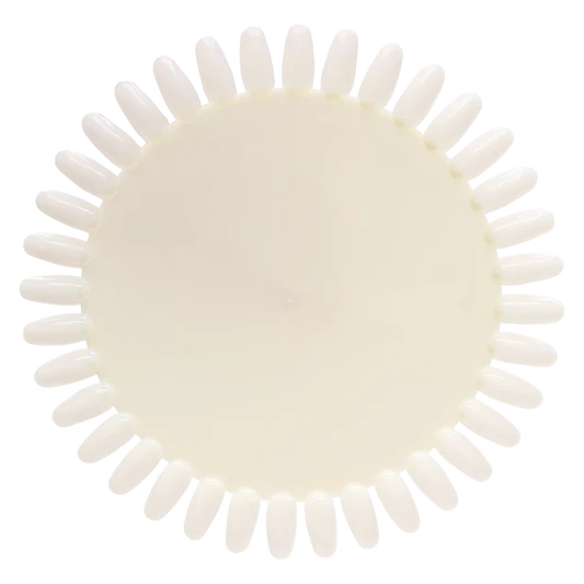 Nail Art Display Swatch Large Wheel, 7.5" Natural