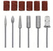 12pc Electric Nail Drill Bit + Sanding Band Set Canada