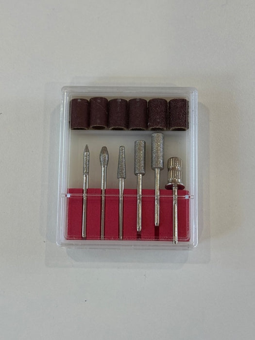 12pc Electric Nail Drill Bit + Sanding Band Set Canada