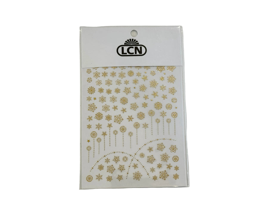 LCN Nail Art, Snowflake Winter Nail Art Decals