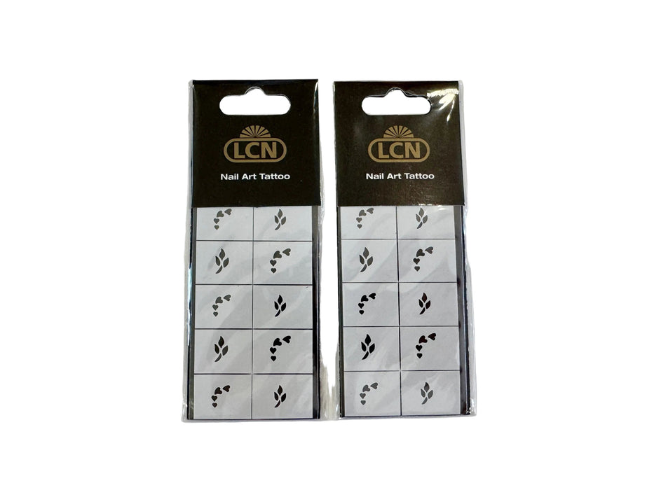 LCN Nail Art Tattoo Stencils