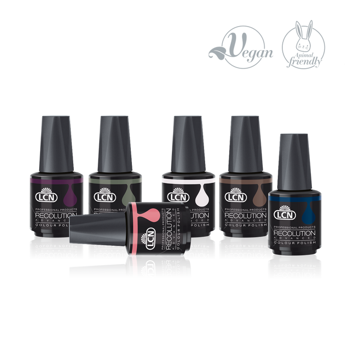 LCN Jardin de Noel  Recolution Advanced 6 piece Set - 6 Colours + Bag