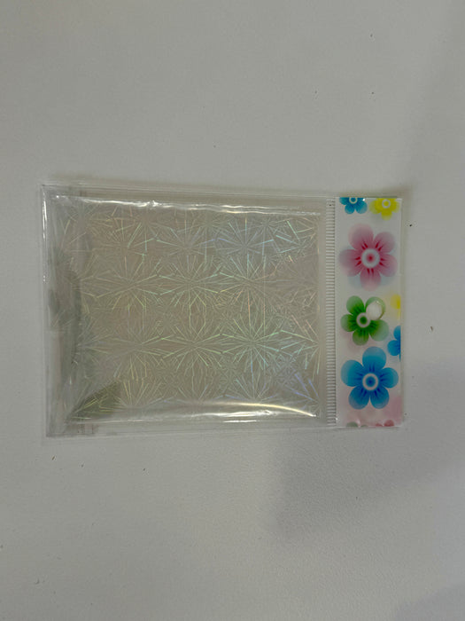 Nail Foil Sheets, Assorted Holographic Designs