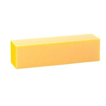 Yellow Nail Buffer Block, 4 way 220/220 Grit Disposable