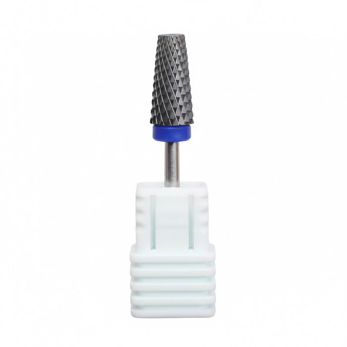 3/32" Sharp Black Ceramic Nail Drill Bit – Triangle Shape | Professional E-File Bit for Acrylic + Gel Nails