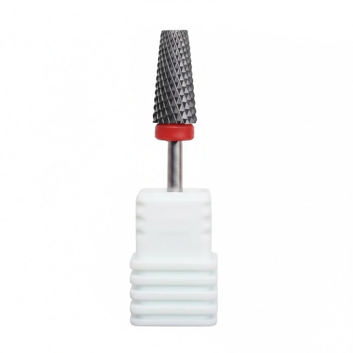 3/32" Sharp Black Ceramic Nail Drill Bit – Triangle Shape | Professional E-File Bit for Acrylic + Gel Nails