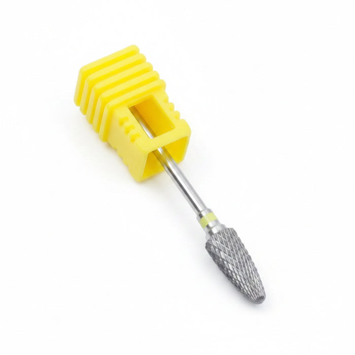 3/32" Tungsten Carbide Nail Drill Bit – Corn Shape | Professional E-File Bit for Acrylic + Gel Nails