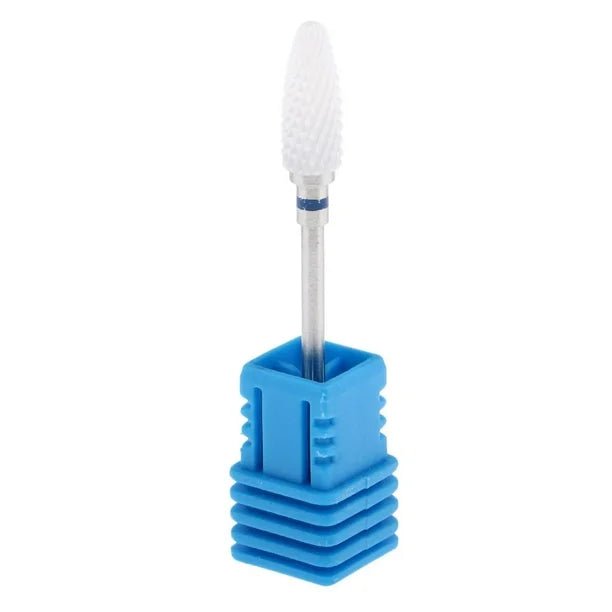 3/32" Ceramic Nail Drill Bit – Corn Shape | Professional E - File Bit for Acrylic + Gel Nails