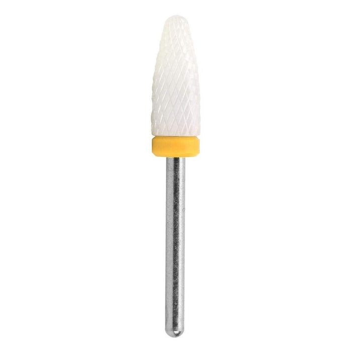 3/32" Ceramic Nail Drill Bit – Corn Shape | Professional E - File Bit for Acrylic + Gel Nails