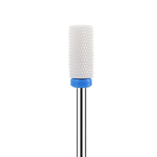 3/32" Ceramic Nail Drill Bit – Cylindrical Shape | Professional E - File Bit for Acrylic + Gel Nails
