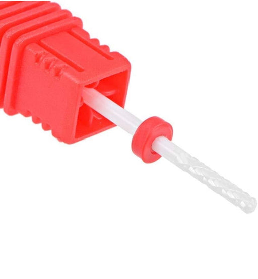 3/32" Ceramic Nail Drill Bit – Small Barrel Shape | Professional E - File Bit for Acrylic + Gel Nails