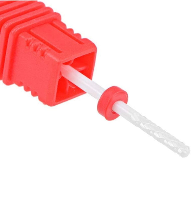 3/32" Ceramic Nail Drill Bit – Small Barrel Shape | Professional E - File Bit for Acrylic + Gel Nails