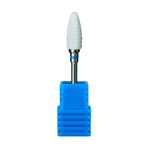 3/32" Ceramic Nail Drill Bit – Torch Shape | Professional E - File Bit for Acrylic + Gel Nails