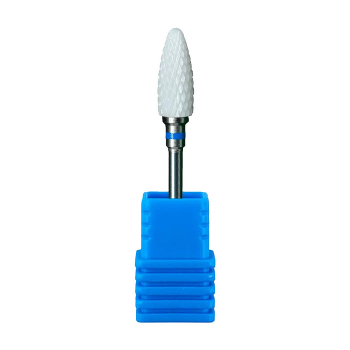 3/32" Ceramic Nail Drill Bit – Torch Shape | Professional E - File Bit for Acrylic + Gel Nails