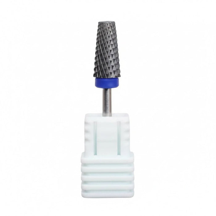 3/32" Sharp Black Ceramic Nail Drill Bit – Triangle Shape | Professional E - File Bit for Acrylic + Gel Nails