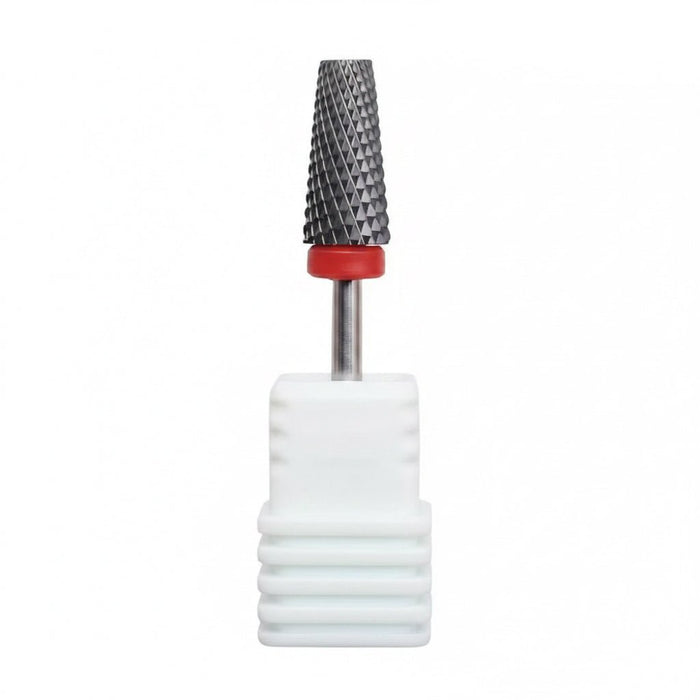 3/32" Sharp Black Ceramic Nail Drill Bit – Triangle Shape | Professional E - File Bit for Acrylic + Gel Nails
