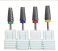 3/32" Sharp Black Ceramic Nail Drill Bit – Triangle Shape | Professional E - File Bit for Acrylic + Gel Nails