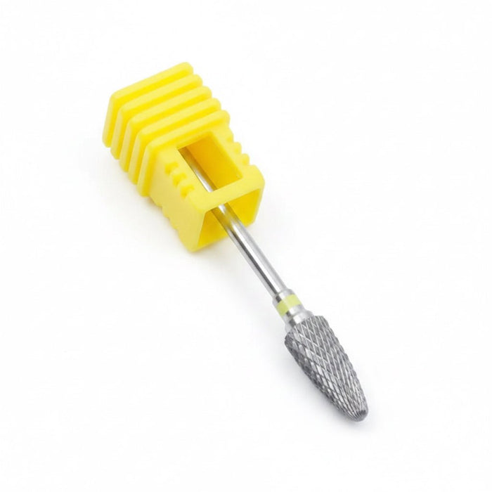 3/32" Tungsten Carbide Nail Drill Bit – Corn Shape | Professional E - File Bit for Acrylic + Gel Nails