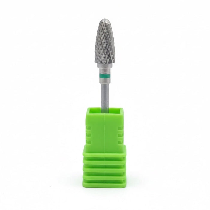 3/32" Tungsten Carbide Nail Drill Bit – Corn Shape | Professional E - File Bit for Acrylic + Gel Nails