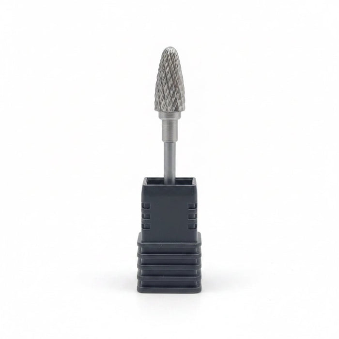 3/32" Tungsten Carbide Nail Drill Bit – Corn Shape | Professional E - File Bit for Acrylic + Gel Nails