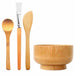 4 piece Bamboo Facial Bowl Set