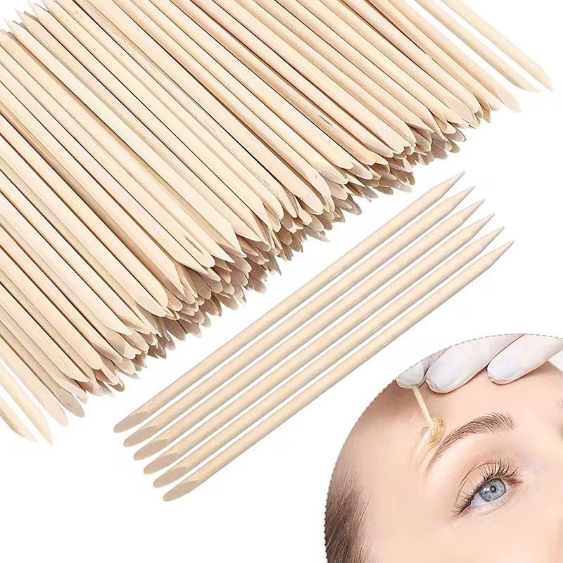 4.5" Precision Brow Waxing Sticks, Pack of 50