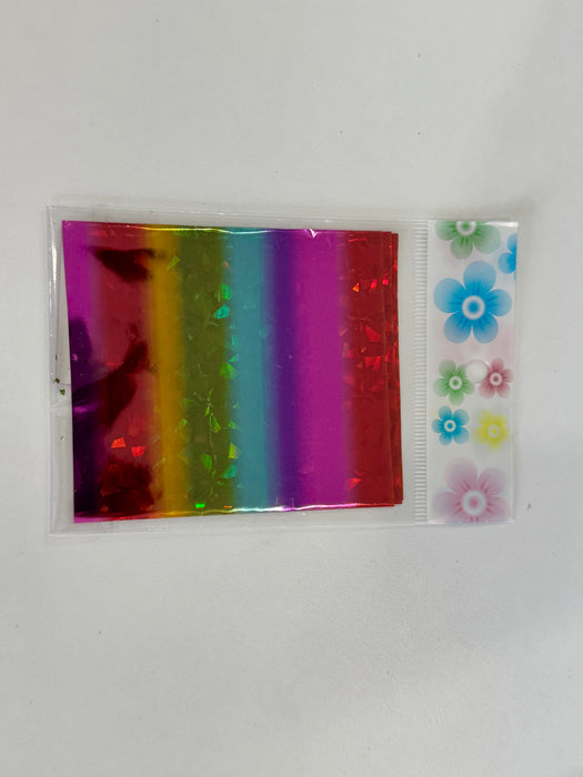 Nail Foil Sheets, Assorted Holographic Designs