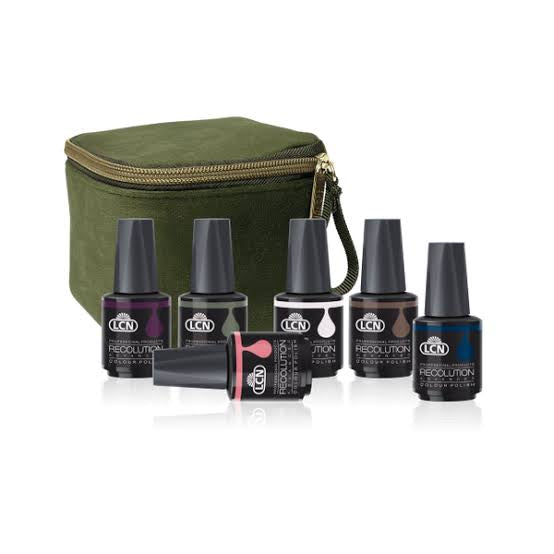 LCN Jardin de Noel  Recolution Advanced 6 piece Set - 6 Colours + Bag
