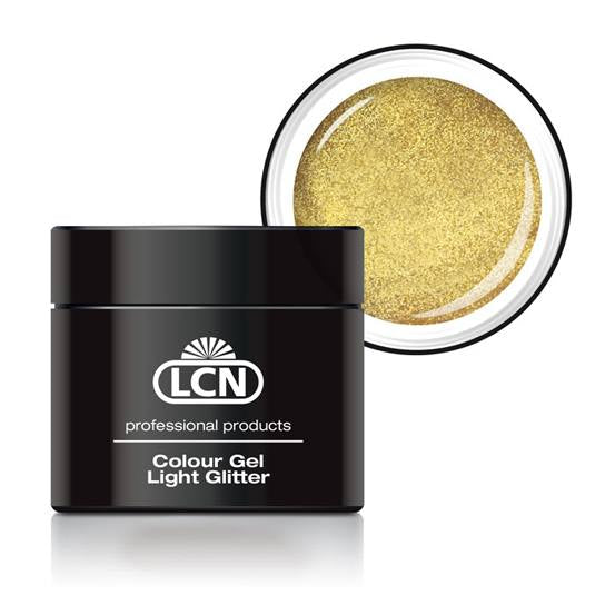 LCN Color Gel Glitter 5ml, Light Gold