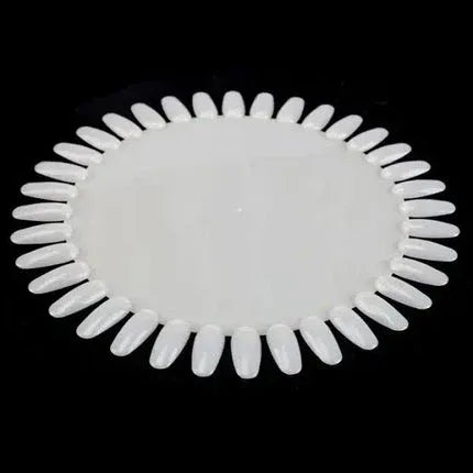 Nail Art Display Swatch Large Wheel, 7.5" Natural