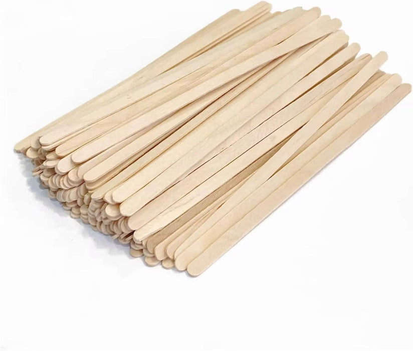 7" Thin Wax Sticks Applicator for Facial + Brow Waxing