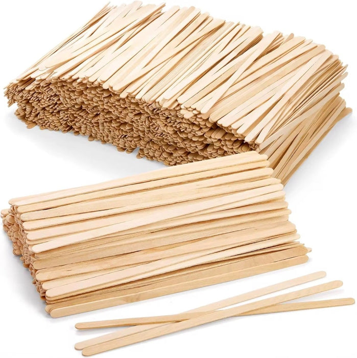 7" Thin Wax Sticks Applicator for Facial + Brow Waxing