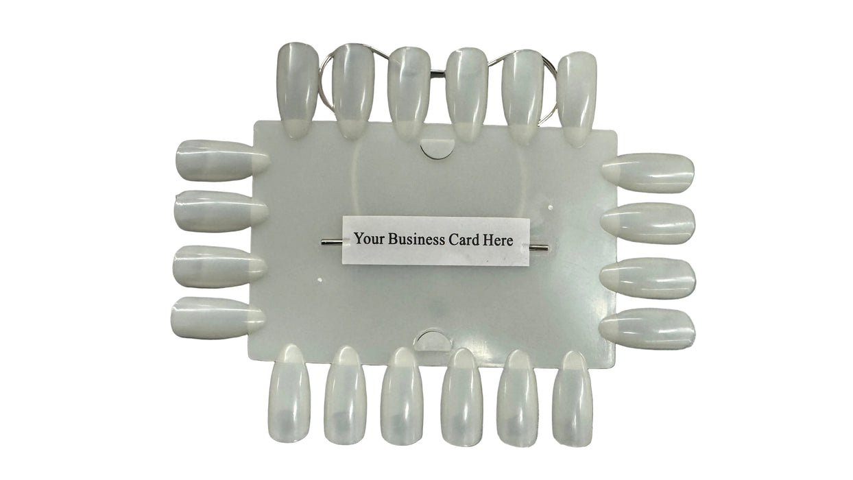 Nail Swatch Color / Art Display with Business Card Holder