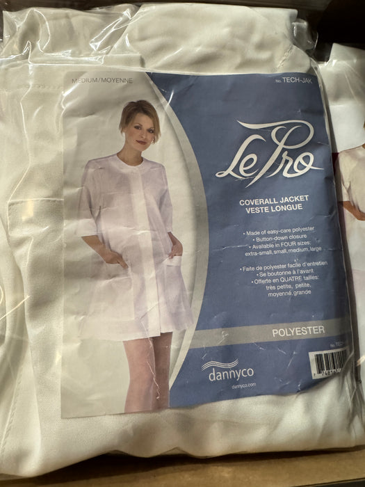 Le Pro Coverall Jacket Aesthetician Spa Lab Coat