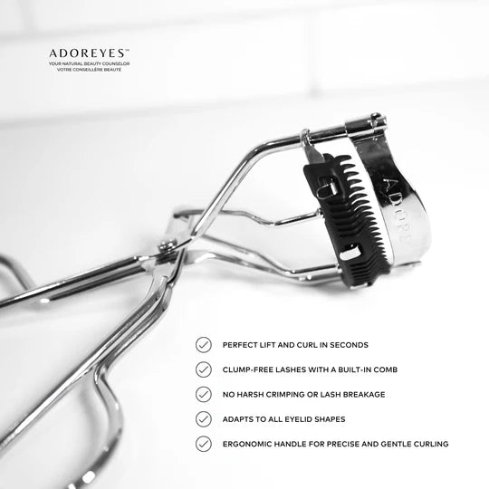 ADOREYES Lift Up Lash Curler with a built-in Comb + Pad