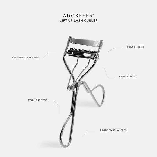 ADOREYES Lift Up Lash Curler with a built-in Comb + Pad