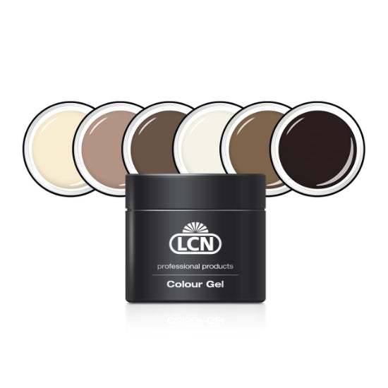 LCN Colour Gels Coffee Collection 5ml, Coffee