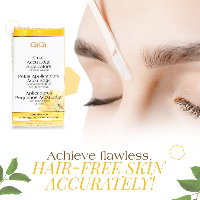 GiGi Small Accu Edge Waxing Applicators 100/pk