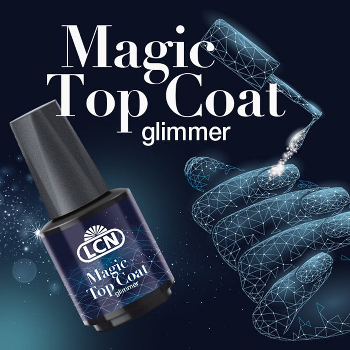 LCN Magic Top Coat 10ml, Glimmer