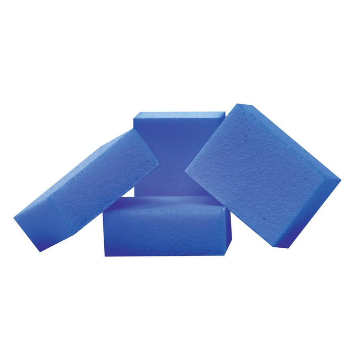 Flowery Disposable Mini Buffer Blocks Blue 180/Grit, 100pc