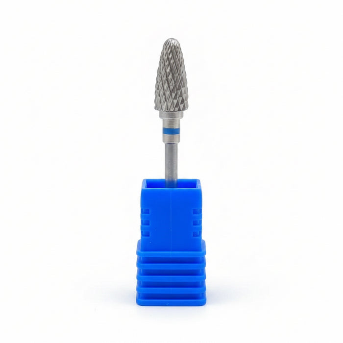 3/32" Tungsten Carbide Nail Drill Bit – Corn Shape | Professional E-File Bit for Acrylic + Gel Nails