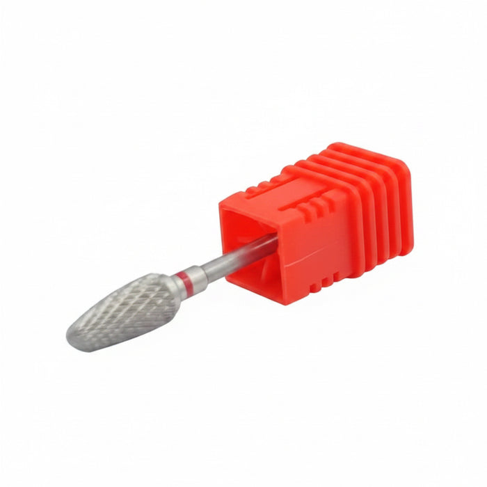 3/32" Tungsten Carbide Nail Drill Bit – Corn Shape | Professional E-File Bit for Acrylic + Gel Nails