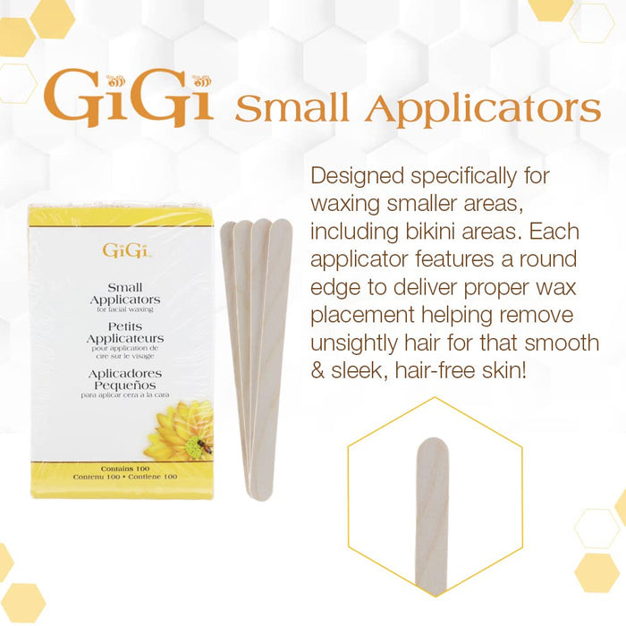 GiGi Small Waxing Applicators 100/pk