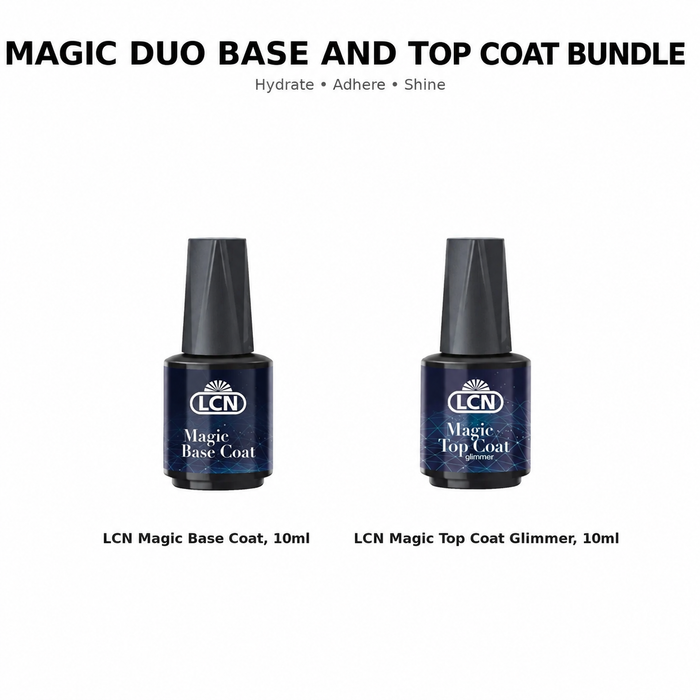 LCN Magic Duo Base + Top Coat Bundle