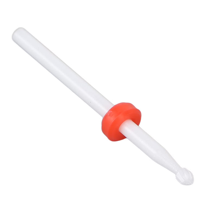 3/32" Ceramic Nail Drill Bit – Ball Shape | Professional E-File Bit for Acrylic + Gel Nails