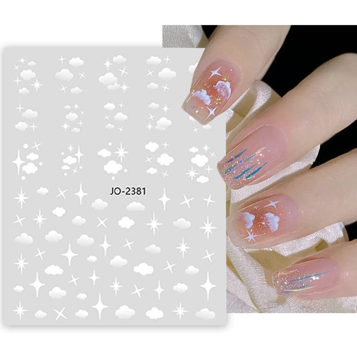 Nail Stickers, Stars and Clouds