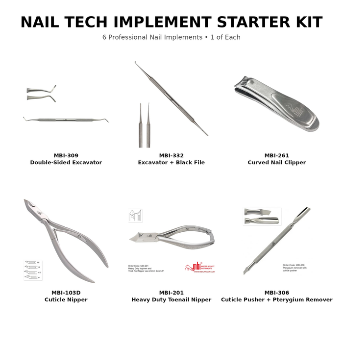 Nail Tech Implement Starter Kit