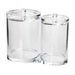 Acrylic Organizer For Cotton Swabs, Cotton Rounds + Cotton Pads 6'' x 3.5''