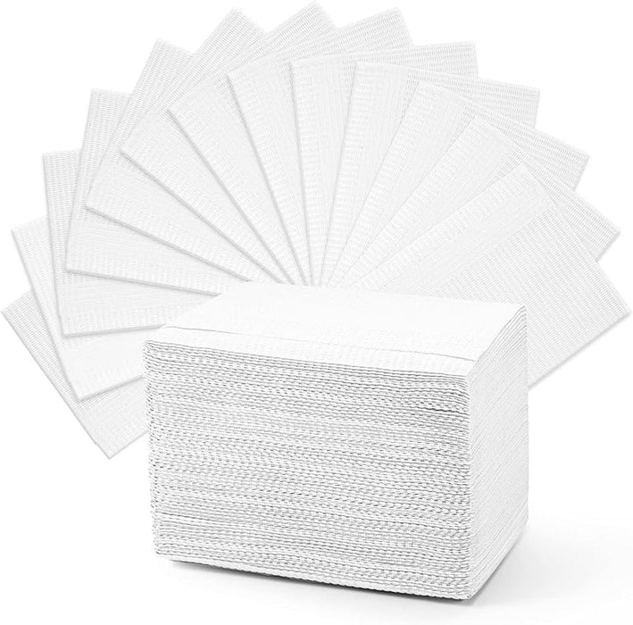 Alliance Dental Bib 13" x 19" 2 - Ply Paper With 1 - Ply Poly, 500/Case